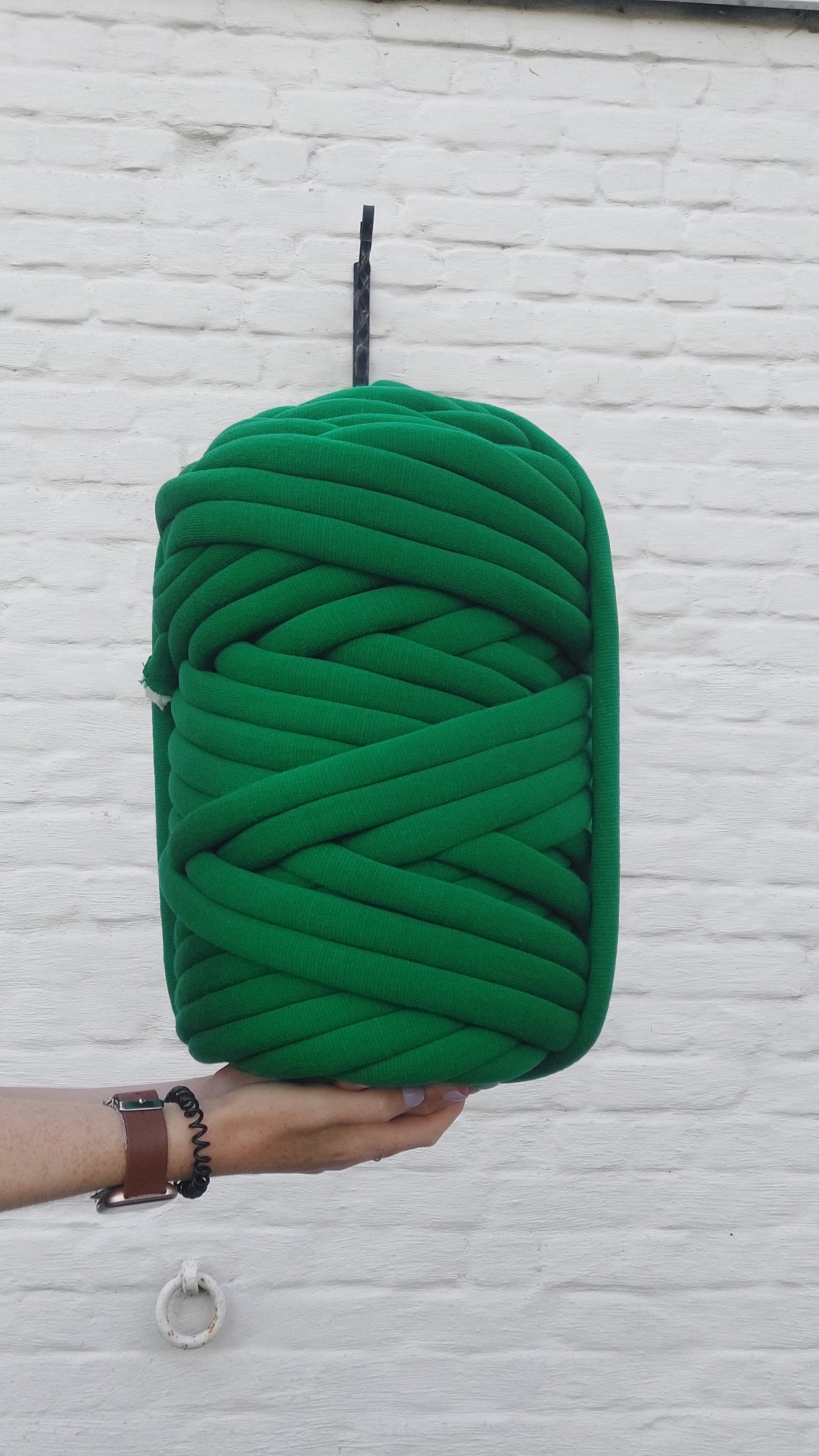 Chunky garen smaragdgroen